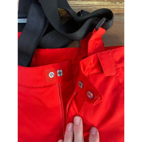 Spyder Kids 14 Red Thinsulate Ski Snow Pants w Suspenders Waterproof - Picture 9 of 10